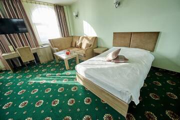 Фото номера Двухместный номер с 2 отдельными кроватями Гостиница Imperial Palace Hotel г. Южно-Сахалинск 6